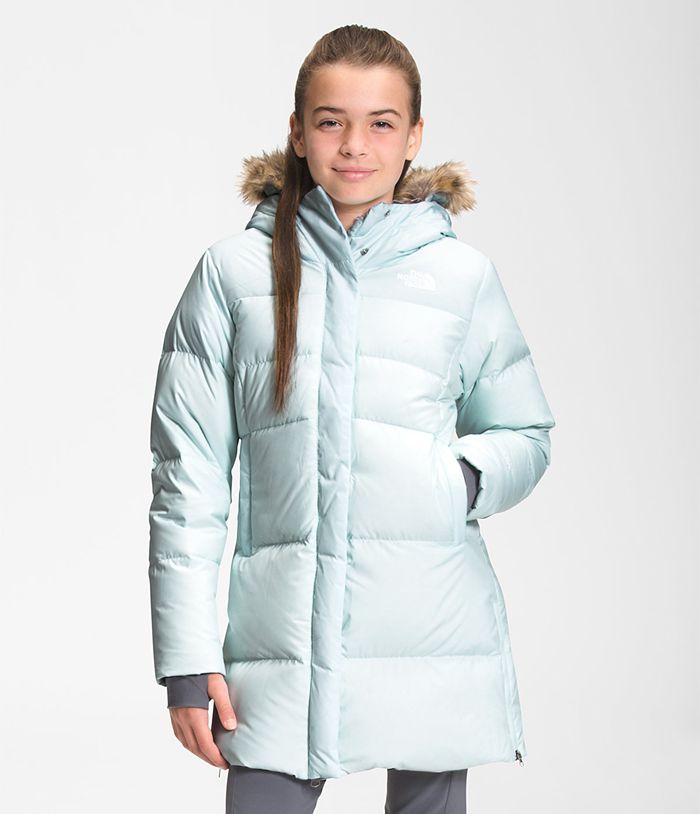 The North Face Girls Jacket Dealio Fitted Parka 576YDHKJC - Blue